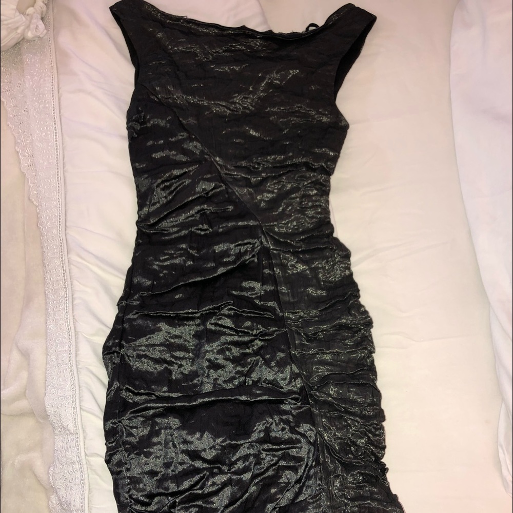 Midi Metal Dress